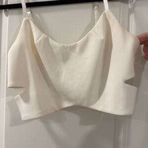 Elegant Cream Women's Top